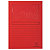 Exacompta Forever® Subcarpeta con ventana en cartón prensado reciclado 80 hojas tamaño A4 220 x 310 mm rojo - 1