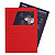 Exacompta Forever® Subcarpeta con ventana en cartón prensado reciclado 80 hojas tamaño A4 220 x 310 mm rojo - 4