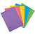 Exacompta Forever® Subcarpetas de cartón prensado reciclado para 150 hojas tamaño A4 de 220 x 310 mm de colores variados, Paquete de 5 - 1