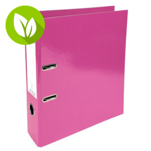 Exacompta Iderama Archivador de palanca con mecanismo Prem'Touch para 760 hojas A4 320 x 300 x 70 mm de cartón con polipropileno rosa