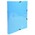 Exacompta Iderama Carpeta de 2 anillas de tipo O de 15 mm, A4, cartón plastificado, 140 hojas, lomo 20 mm, azul claro - 1