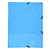 Exacompta Iderama Carpeta de 2 anillas de tipo O de 15 mm, A4, cartón plastificado, 140 hojas, lomo 20 mm, azul claro - 2