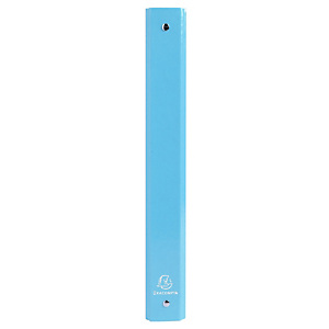 Exacompta Iderama Carpeta de 4 anillas de tipo O de 30 mm, A4, cartón plastificado, 275 hojas, lomo 40 mm, azul claro Exacompta Iderama Carpeta de 4 anillas de tipo O de 30 mm, A4, cartón plastificado, 275 hojas, lomo 40 mm, azul claro