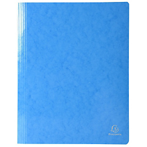 Exacompta Iderama Cartellina con fermaglio ad aghi, Formato A4, Capacità 200 fogli, 240 x 320 mm, Cartoncino con polipropilene, Colore azzurro Exacompta Iderama Cartellina con fermaglio ad aghi, Formato A4, Capacità 200 fogli, 240 x 320 mm, Cartoncino con polipropilene, Colore azzurro
