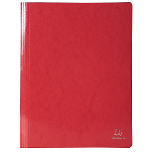 Exacompta Iderama Cartellina con fermaglio ad aghi, Formato A4, Capacità 200 fogli, 240 x 320 mm, Cartoncino con polipropilene, Colore rosso Exacompta Iderama Cartellina con fermaglio ad aghi, Formato A4, Capacità 200 fogli, 240 x 320 mm, Cartoncino con polipropilene, Colore rosso