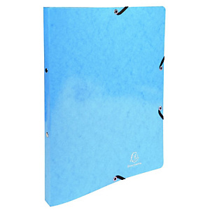 Exacompta Iderama Raccoglitore ad anelli, A4, Dorso 20 mm, Capacità 140 fogli, Cartone, Azzurro Exacompta Iderama Raccoglitore ad anelli, A4, Dorso 20 mm, Capacità 140 fogli, Cartone, Azzurro