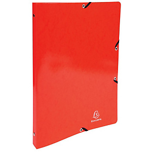 Exacompta Iderama Raccoglitore ad anelli, A4, Dorso 20 mm, Capacità 140 fogli, Cartone, Rosso Exacompta Iderama Raccoglitore ad anelli, A4, Dorso 20 mm, Capacità 140 fogli, Cartone, Rosso