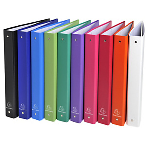 Exacompta Iderama Raccoglitore ad anelli, A4, Dorso 40 mm, Capacità 275 fogli, Cartone rivestito, Colori assortiti Exacompta Iderama Raccoglitore ad anelli, A4, Dorso 40 mm, Capacità 275 fogli, Cartone rivestito, Colori assortiti