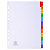 EXACOMPTA Intercalaires Imprimés numériques carte blanche 160g- 12 positions - A4 - Blanc - 1