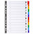 EXACOMPTA Intercalaires Imprimés numériques carte blanche 160g- 12 positions - A4 - Blanc - 2