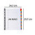 EXACOMPTA Intercalaires Imprimés numériques carte blanche 160g- 31 positions - A4 Maxi - Blanc - 3