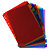 EXACOMPTA Intercalaires PP transparent couleurs avec porte étiquette A4 12 positions - Couleurs assorties - 4