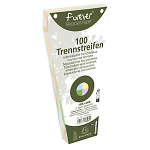 Exacompta Intercalaires trapèze 180 g/m², perforation 2 trous - Coloris assortis - Lot de 100 Exacompta Intercalaires trapèze 180 g/m², perforation 2 trous - Coloris assortis - Lot de 100