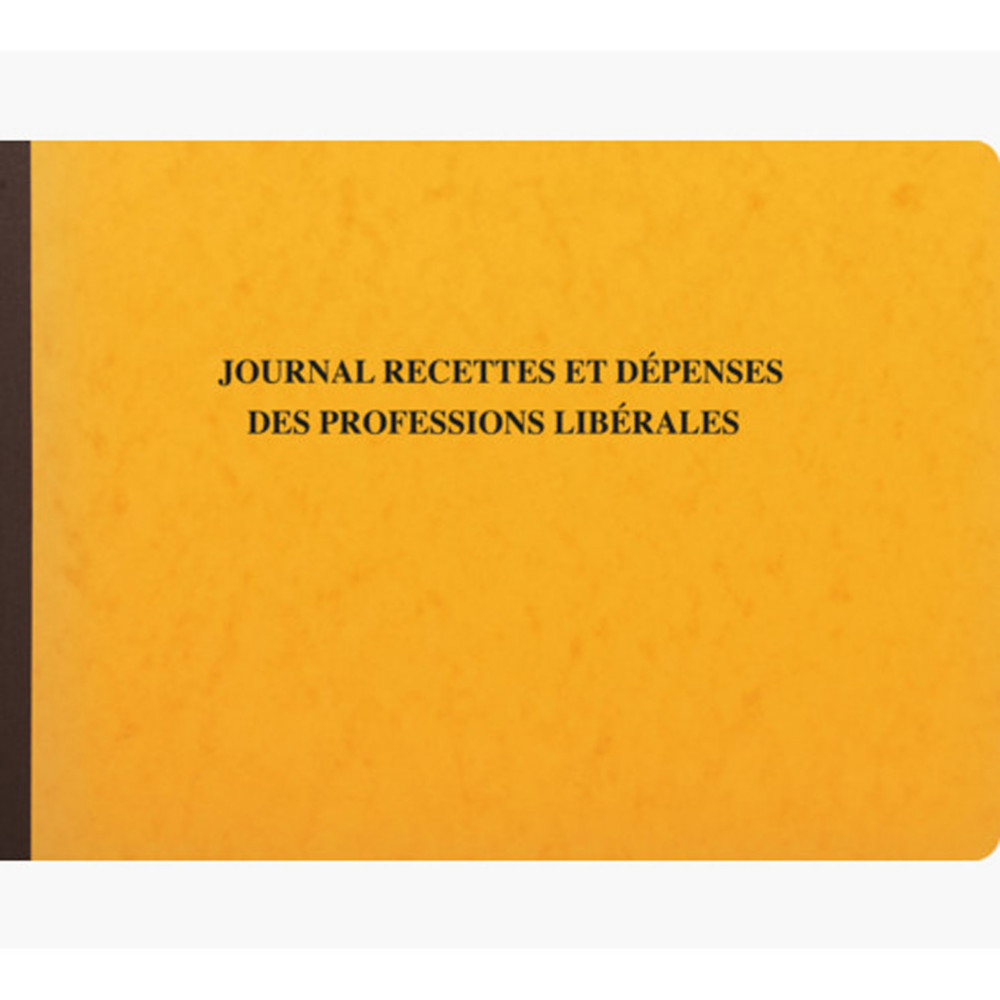 Exacompta Journal de recettes et dépenses des professions libérales, 80 pages, 27 x 38 cm