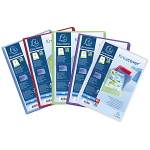 Exacompta Kreacover® Portalistini personalizzabile, PPL, 40 buste, Colori assortiti Exacompta Kreacover® Portalistini personalizzabile, PPL, 40 buste, Colori assortiti