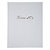 EXACOMPTA Livre d'or Balacron avec titre 100 pages blanches - 27x22 cm vertical - Blanc - 1