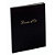 EXACOMPTA Livre d'or Balacron avec titre 100 pages blanches - 27x22 cm vertical - Noir - 2