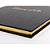 EXACOMPTA Livre d'or Balacron avec titre 140 pages blanches - 21x19 cm vertical - Noir - 4