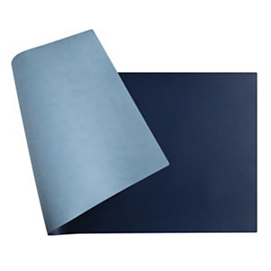 Exacompta Sous-mains souple 35 x 60cm - Bleu marine / Ciel