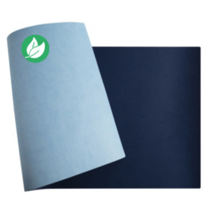 Exacompta Sous-mains souple 80 x 40 cm - Bleu marine / Ciel Exacompta Sous-mains souple 80 x 40 cm - Bleu marine / Ciel