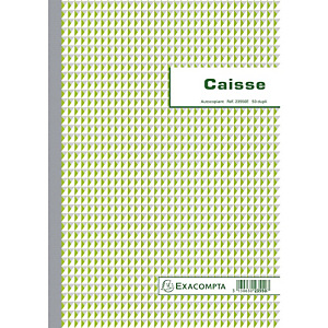 Exacompta Manifold autocopiant - Journal de caisse, 50 pages double exemplaires - 29,7 x 21 cm - lot de 5 Exacompta Manifold autocopiant - Journal de caisse, 50 pages double exemplaires - 29,7 x 21 cm - lot de 5
