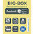 EXACOMPTA Module de classement Big Box 4 tiroirs Iderama - Rouge carmin - 5