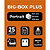 EXACOMPTA Module de classement Big Box Plus 5 tiroirs Black Office - Noir/framboise - 5