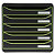 EXACOMPTA Module de classement Big Box Plus 5 tiroirs Black Office - Noir/vert pomme - 1