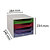 EXACOMPTA Module de classement Ecobox Office 4 tiroirs - Palette de 32 pièces assorties - Couleurs assorties - 4