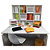 EXACOMPTA Module de classement Storebox 6 tiroirs Black Office - Blanc/arlequin - 3