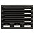 EXACOMPTA Module de classement Storebox 7 tiroirs Glossy - Noir brillant - 1