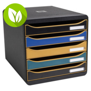 Exacompta Modulo Plus Neo Deco A4+, módulo 5 cajones, 278 x 347 x 271 mm, varios colores Exacompta Modulo Plus Neo Deco A4+, módulo 5 cajones, 278 x 347 x 271 mm, varios colores