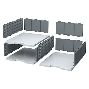 Exacompta Modulodoc - Elemento base con casillas jumbo de 110 (alt) mm Exacompta Modulodoc - Elemento base con casillas jumbo de 110 (alt) mm