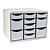 EXACOMPTA Moule de classement Storebox Multi 11 tiroirs Office - Gris lumière - 3