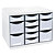 EXACOMPTA Moule de classement Storebox Multi 11 tiroirs Office - Gris lumière - 4