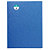 Exacompta Nature Future® Carpeta con 3 solapas sin tiras en cartón prensado 200 hojas tamaño A4 240 x 320 mm en azul - 1