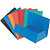 Exacompta Nature Future® Carpeta con 3 solapas sin tiras en cartón prensado 200 hojas tamaño A4 240 x 320 mm en azul - 2