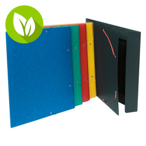 Exacompta Nature Future® Carpeta de gomas, A3, 3 solapas, 200 hojas, cartón prensado, colores surtidos Exacompta Nature Future® Carpeta de gomas, A3, 3 solapas, 200 hojas, cartón prensado, colores surtidos