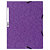 Exacompta Nature Future® Carpeta de gomas, A4, 3 solapas, 250 hojas, cartón prensado, violeta - 1