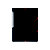 Exacompta Nature Future® Carpeta de gomas, A4, 3 solapas, lomo 35 mm, cartón prensado, negro - 2