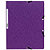 Exacompta Nature Future® Carpeta de gomas, A4, sin solapas, 250 hojas, cartón prensado, violeta - 1