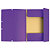 Exacompta Nature Future Carpeta de gomas, Folio, 3 solapas, lomo 15 mm, cartulina lustrada, colores vivos surtidos - 9
