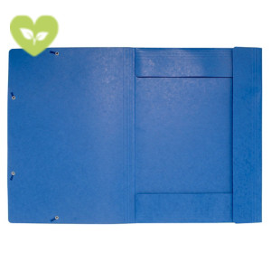 Exacompta Nature Future® Cartellina a 3 lembi con elastico, Formato A3, 200 fogli, Cartoncino da 600 g/m², Blu Exacompta Nature Future® Cartellina a 3 lembi con elastico, Formato A3, 200 fogli, Cartoncino da 600 g/m², Blu