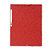 Exacompta Nature Future® Cartellina a 3 lembi con elastico Formato A4 Capacità 250 fogli 240 x 320 mm Cartoncino Rosso - 1
