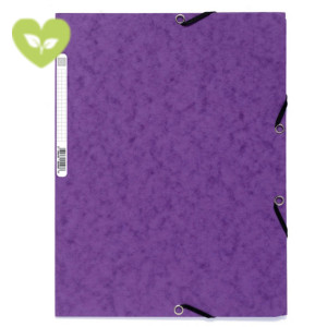 Exacompta Nature Future® Cartellina a 3 lembi con elastico Formato A4 Capacità 250 fogli 240 x 320 mm Cartoncino Viola Exacompta Nature Future® Cartellina a 3 lembi con elastico Formato A4 Capacità 250 fogli 240 x 320 mm Cartoncino Viola