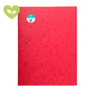 Exacompta Nature Future® Cartellina a 3 lembi senza elastici Formato A4 Capacità 200 fogli 240 x 320 mm Cartoncino Rosso Exacompta Nature Future® Cartellina a 3 lembi senza elastici Formato A4 Capacità 200 fogli 240 x 320 mm Cartoncino Rosso