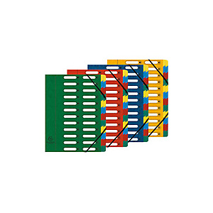 Exacompta Nature Future® Harmonika® Clasificador con compartimentos con lomo expansible y ventanas troqueladas en cartón prensado tamaño A4 de 840 hojas 24 compartimentos de 240 x 320 mm verde Exacompta Nature Future® Harmonika® Clasificador con compartimentos con lomo expansible y ventanas troqueladas en cartón prensado tamaño A4 de 840 hojas 24 compartimentos de 240 x 320 mm verde