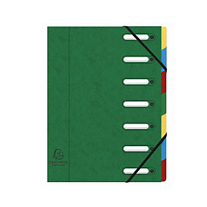 Exacompta Nature Future® Harmonika® Raccoglitore a scomparti con Dorso espandibile e Finestrelle incorporate Formato A4 7 scomparti 240 x 320 mm Cartoncino Verde Exacompta Nature Future® Harmonika® Raccoglitore a scomparti con Dorso espandibile e Finestrelle incorporate Formato A4 7 scomparti 240 x 320 mm Cartoncino Verde