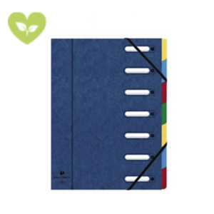Exacompta Nature Future® Harmonika® Raccoglitore a scomparti con Dorso espandibile e Finestrelle incorporate Formato A4 Capacità 350 fogli 7 scomparti 240 x 320 mm Cartoncino Blu Exacompta Nature Future® Harmonika® Raccoglitore a scomparti con Dorso espandibile e Finestrelle incorporate Formato A4 Capacità 350 fogli 7 scomparti 240 x 320 mm Cartoncino Blu