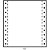 Exacompta Papier Listing 240 x 305 mm  Blanc 3 plis autocopiants : 56+53+57g/m² - Carton de 1000 Feuilles - 1